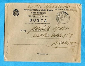1938 ISCIA-BAIDOA/SOMALIA ITALIANA del 09.08.38 su BUSTA DELLE POSTE  (804035) - Picture 1 of 1