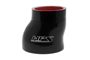 HPS 1-1/4" - 1-1/2" ID x 3" Long Silicone Offset Reducer Coupler Hose Black - Picture 1 of 3