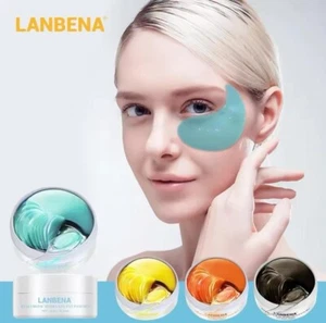 LANBENA Eye Mask Collagen Eye Patch Skin Care Anti Aging Moisturizing Hyaluronic - Picture 1 of 13