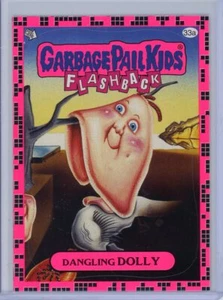 2011 Garbage Pail Kids Flashback 2 DANGLING DOLLY Pink Parallel Sticker 33A - Picture 1 of 1