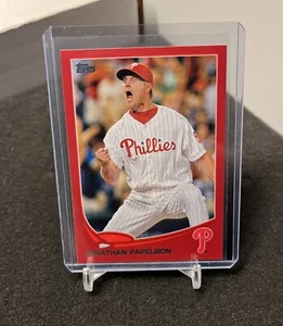 Jonathan Papelbon 2013 Topps card 514 Philadelphia Phillies Target Red - Picture 1 of 2