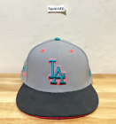New Era 59FIFTY LA Dodgers Fitted Hat 1981 World Series Patch Sz 7 3/8 Lids Excl