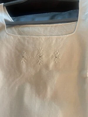 CAMISÓN CÁÑAMO vintage para mujer sin mangas hecho en Italia Foto 1 de 4