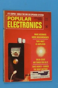 Popular Electronics Magazine January 1969 Make Accurate Audio Measurements - Picture 1 of 2