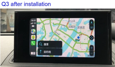 Kits de modernización inalámbricos CarPlay aptos para Audi Q5 A4 A5 A6 A7 Q3 A3 Foto 1 de 4