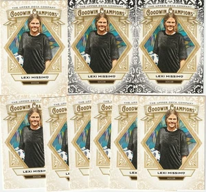 2025 UPPER DECK GOODWIN CHAMPIONS LOT SOCCER - LEXI MISSIMO x9 BLACK GLOSSY BASE - Foto 1 di 1