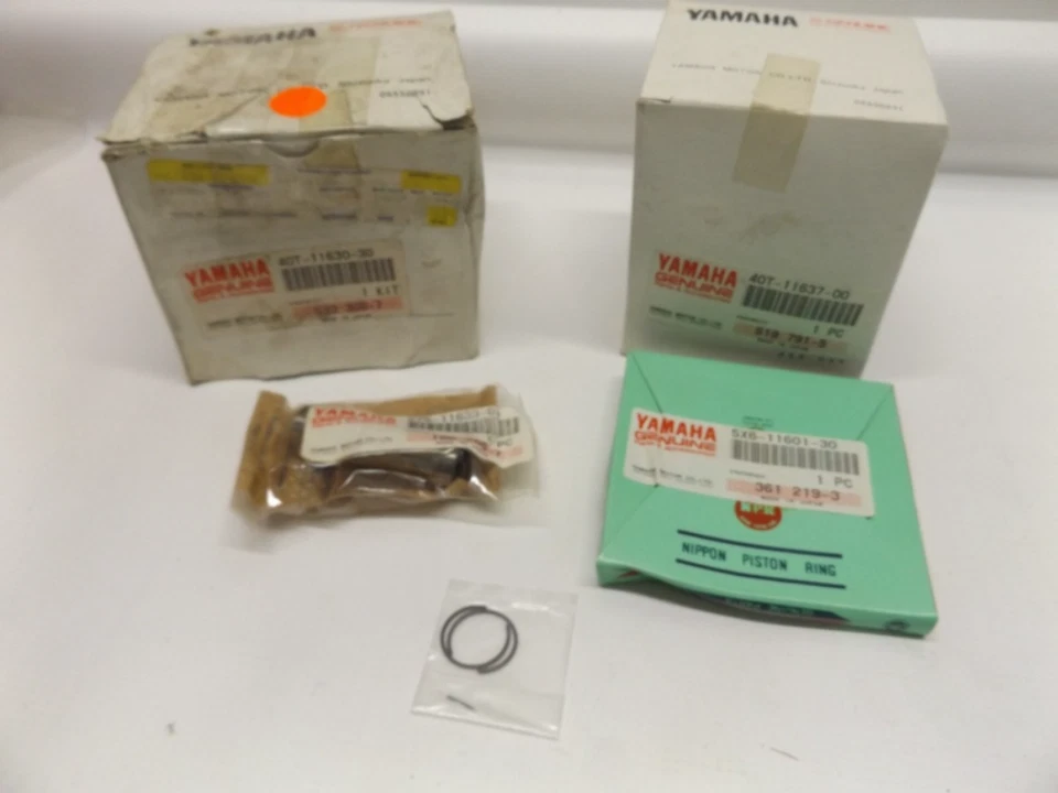 1985 Yamaha YZ490 (YZ490N) OEM Piston Kit 3rd O/S 40T-11630-30 - Image 1 of 1