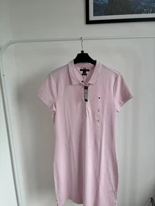 Tommy Hilfiger Womens Polo Pink Polo Dress Medium BNWT - Picture 1 of 2