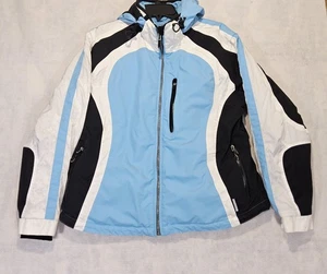 Obermeyer Coat Womens L 14 Ridgeline Snowboard Snow  Ski Jacket Waterproof Black - Picture 1 of 11