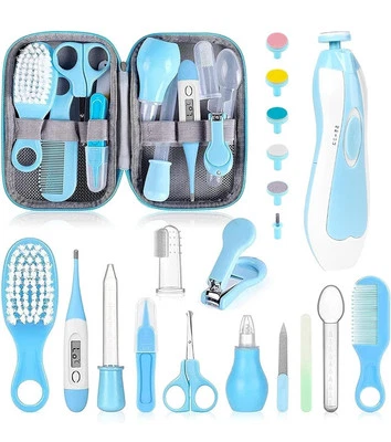 Baby Grooming Kit Infant Safety Care Set with Hair Brush Nasal Aspirator 20 in 1 - Image 1 of 4