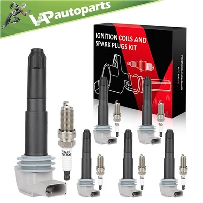 6 para Porsche 911 2013 2014 2015 2016 3,4 L H6 bobina de encendido y bujía Foto 1 de 4