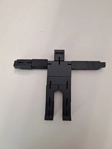 Cubebot David Weeks Studio Areaware Articulating Wooden Robot Puzzle, 2014 - Picture 1 of 9