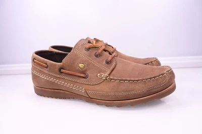 CAMEL Active Herren Leder Schuhe Mokassin Slipper Braun gr 10,5 / 44,5 Neu - Bild 1 von 3