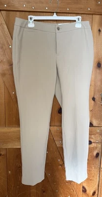 NWT Charter Club Women's Straight Leg Beige Sedona Dust Dress  Pants Size 12p - Image 1 of 4