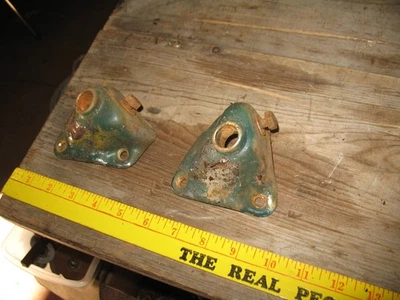 1960s HONDA CT90 CT 90 MOTORCYCLE UPPER SHOCK SUSPENSION MOUNTS LEFT & RIGHT - Image 1 of 4