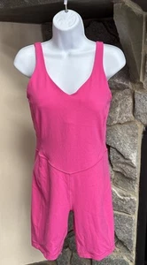 Lululemon Align Bodysuit SZ 8 Shelf Bra Pink Yoga Stretch Padded - Picture 1 of 12