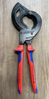 Knipex Kabelschneider für SWA-Kabel 315 mm 2-Komponenten-Hülle - 95 32 315 A - Bild 1 von 4