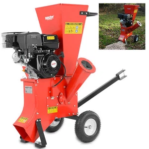 Gartenhäcksler Benzin bis Ø 89 mm 13 PS Holz Walzen Messer Häcksler Schredder - Bild 1 von 12