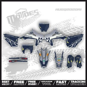CUSTOM DESIGN DECAL GRAPHIC KIT, FOR : HUSQVARNA 2020-2022 [TE-FE-FX] -ALL CC-  - Picture 1 of 3