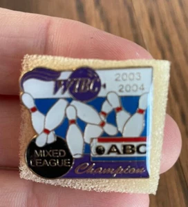 WIBC Mixed League ABC Champion 2003-2004 Lapel Pin - Picture 1 of 4