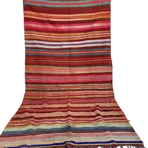 Timeless Moroccan Masterpiece – 40-Year-Old Handmade Berber Wool Rug Work of Art - Picture 1 of 24