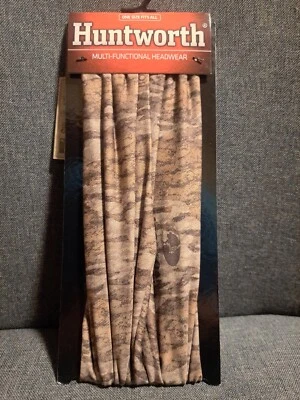 Mossy Oak Huntworth, Multifunctional Camo Headwear. One Size Fits All. NEW - Image 1 of 4