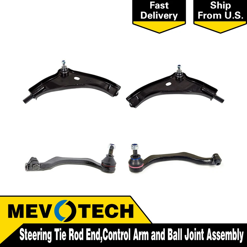 Mevotech 4pcs Front Tie Rod End Control Arm Ball Joint For 2009-2013 Mini Cooper - Изображение 1 из 4