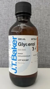 Glycerol, Glycerine ≥99%, J.T. Baker® M778-07 500ml - Picture 1 of 6