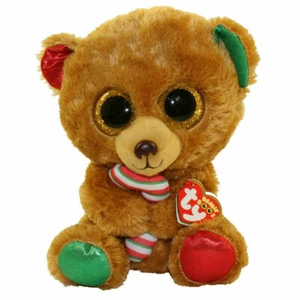 TY Gorro de Navidad Boos 9" Mediano BELLA el Oso Peluche Animal de Peluche Juguete MWMTs - Imagen 1 de 6