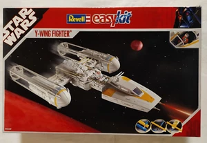 STAR WARS-REVELL EASY KIT - Y-WING FIGHTER MODEL KIT 31 PARTS NO COLORE O COLLA! - Foto 1 di 9