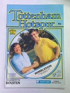 1987/88 Tottenham Hotspur V Wimbledon 31-10-1987 División 1 - Imagen 1 de 1
