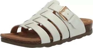 New Earth Women's Eresa Comfort Insole Suede Flatform Sandals Shoes Size 11 M - Picture 1 of 7
