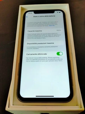 Iphone X senza graffi batteria 100% - Immagine 1 di 2