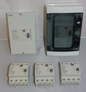 30mA 100mA 4 pole RCD 3 phase 63 80 Amp TP&N 63A 80A Time Delay with Enclosure - Picture 1 of 4