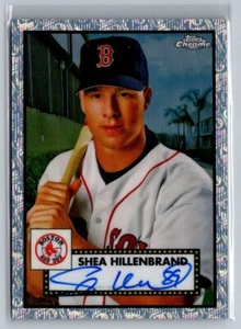 2021 Chrome Platinum Anniversary 70th Wave Refractor /70 Shea Hillenbrand Auto - Picture 1 of 2