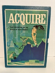 Vintage Acquire Board Game 1968 Rare Missing One Hotel Card - Picture 1 of 6