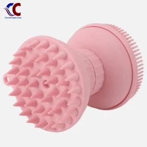 2x 3 In 1 Cleansing Shampoo Manual Massage Brush Dual Head Scalp Care Hair Clea - Picture 1 of 23