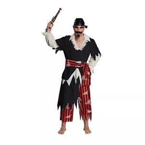 Pirat Herren 3-tlg. Set Kostüm Piraten Komplett Fasching Karneval Herren NEU - Bild 1 von 6