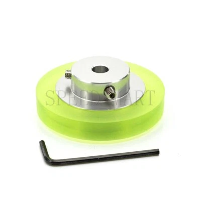 1*Polyurethane PU Covered Wheel Synchronous Pulley OD 60mm Bore 6mm for Encoder - Image 1 of 4