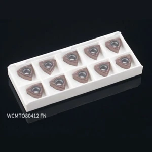 10P WCMT080412 FN CNC Indexable Carbide U Drill Insert WCMT For WC 42-62 U Drill - Picture 1 of 3