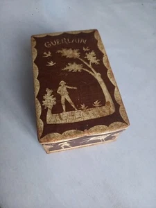 Boite coffret VIDE parfum Guerlaîn Mitsoukô 1911 Collection Vintage Carton Pub - Picture 1 of 10