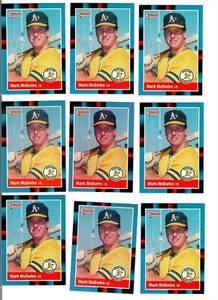 14 card lot - 1988 Donruss  Mark McGwire #256 Athletics A295 - Picture 1 of 4