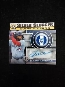 2024 Vladimir Guerrero Jr. Topps Tribute Spiel gebraucht Patch auf Karte Auto/25 Jays - Bild 1 von 3