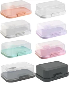 ENGELLAND Stapelbare Butterdose Aufbewahrung Plastik-Frische-Box-Dose BPA-Frei - Bild 1 von 12