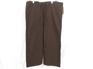 Cherokee Damen Caprihose Größe Small Schrittlänge 23 zum Binden Braun Neu - Bild 1 von 8