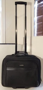Samsonite® Double Gusset Wheeled Portfolio Mobile Office Bag, Black - Bild 1 von 22