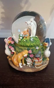 Snowglobe Disney Aristocats, Palla neve Globo Disney Aristogatti, Vintage Rara - Foto 1 di 5