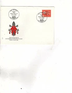 FDC PRIMER DÍA FUNDA HELVETIA, SVIZZERA G VISITA DU PAPE PAUL VI 10-6-1969 (m17 - Imagen 1 de 1