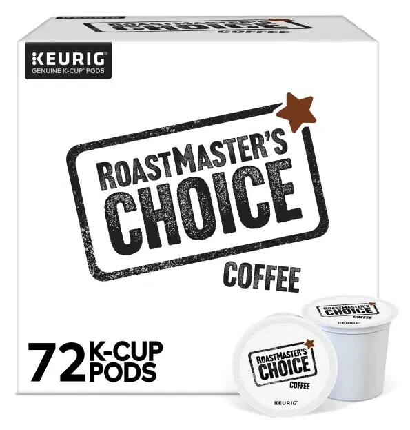 RoastMaster's Choice Coffee, Keurig K-Cup Pods, 144 Count 2 cases of 72  k cups - Image 1 of 1