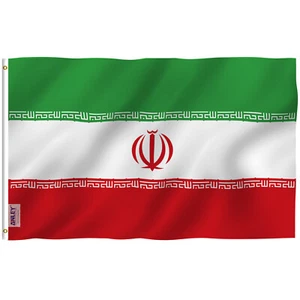 Anley Fly Breeze 3x5 Feet Iran Flag - Islamic Republic of Iran Flags Polyester - Picture 1 of 6